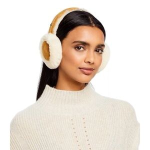UGG Shearling and Suede Earmuffs OSFM